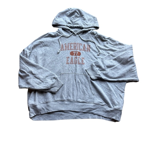 American Eagle Outfitters Gray Sweatshirt Casual Pullover - Picture 1 of 7